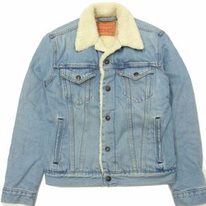 ☆Levi’s リーバイス デニムジャケット 裏ボアジャケット ジージャン メンズ シェルパトラッカージャケット 1円スタート