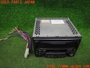 3UPJ=90300518]ADDZEST アゼスト CD/カセット プレーヤー ADX8255 カーオーディオ 2DIN デッキ 難有り 中古