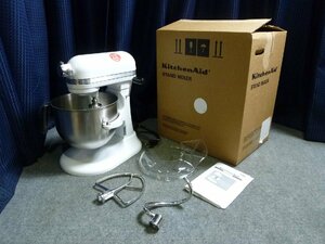 ▲ 未使用品 ? KitchenAid キッチンエイド KSM7WH ? ミキサー スタンドミキサー 多機能ミキサー 泡だて 混ぜる 練る 調理器具 ▲ ②