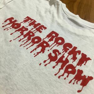 M95.ビンテージロッキンホラーショー映画Tシャツ古着アメカジUSAアメリカフリー＆イージーマイフリーダムアートハリウッドサイズL