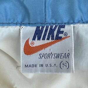 70s NIKEナイキ ナイロンジャケット オレンジタグ キッズサイズ S ヴィンテージ