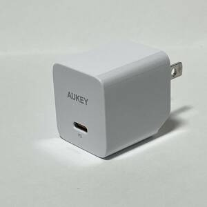 AUKEY PD USB-C 30W 充電器 PA-Y30P (TYPE-C/power delivery/charger)