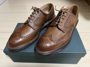 クロケット＆ジョーンズ【Crockett&Jones】 PEMBROKE2（タン）ペンブローク2　サイズ8E スコッチグレインレザー　ダイナイトソール。