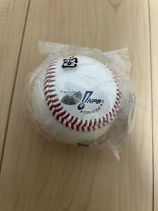 【1円スタート】NPB プロ野球統一試合球　シリアルナンバー入り　未使用