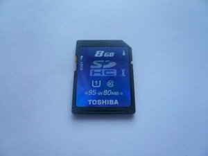 TOSHIBA　SDHCカード　8GB　SLC