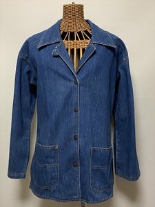 ★USED USA/70s VINTAGE/COVERALL/DENIM JACKET/WOMAN/カバーオール/デニムジャケット/女性レディース/ヒッピー/ビンテージ/古着★