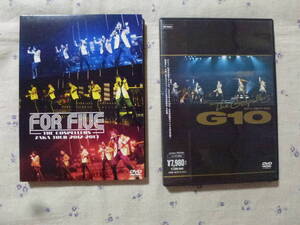 ★ゴスペラーズ DVD / ゴスペラーズ坂ツアー2005「G10」★ゴスペラーズ坂ツアー2012〜2013「FOR FIVE」セット