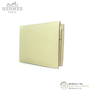 エルメス （HERMES） MC2 タレス ヴォーエプソン □L刻 パルシュマン 二つ折り 財布 H044102CK メンズ（中古）