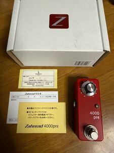 Zahnrad by nature sound 4000Pre IKEBE楽器限定レッドカラー 室内使用のみ、美品