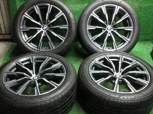 中古 ホイールタイヤ 4本 275/45R20 2019年製 2分山 BMW X5 G05 Mスポーツ 純正 ラジアル タイヤ ブリヂストン アレンザ 001 RFT