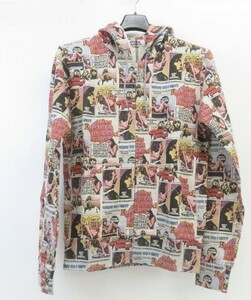 新品未使用 HYSTERIC GLAMOUR コミック総柄ジップパーカー Sサイズ