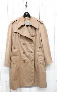 RETRO ヨーロッパ古着 ＊Aquascutum OF LONDON 　アクアスキュータム ＊トレンチコート ＊ダークーベージュ系 ＊AQUA5　＊MADE IN CANADA　