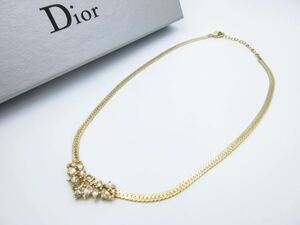 【一点物】レア★ Christian Dior ネックレス ロゴ クリスチャン ディオール ヴィンテージ アクセサリー レディース 結婚式 y-p30-3