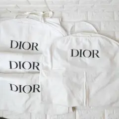 クリスチャンディオール【希少】ガーメントバック　4枚セット　DIOR　ホワイト系