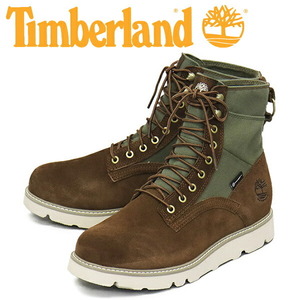 Timberland (ティンバーランド) A5M9G VIBRAM L/F WP BOOT ビブラムレザー&ファブリックウォータープルーフブーツ Dark Brown TB374 US7.5-