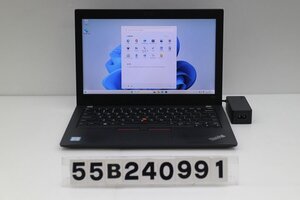 【ジャンク品】Lenovo ThinkPad X280 Core i5 8350U 1.7GHz/8GB/256GB(SSD)/12.5W/FHD(1920x1080)/Win11 【55B240991】