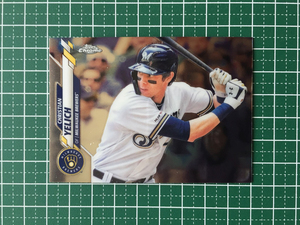 ★TOPPS CHROME MLB 2020 #138 CHRISTIAN YELICH［MILWAUKEE BREWERS］ベースカード 20★