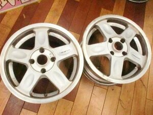 ボルクレーシング16インチホイール2本セット　16x7.5J　4H　PCD114.3　OFF35　川越