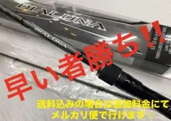 シーバスロッド18 ディアルーナ B96M  未使用品　早い者勝ち☆釣り引退