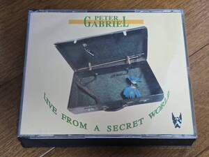 (2CD) Peter Gabriel●ピーター・ガブリエル/ Live From A Secret World PLUTO RECORDS