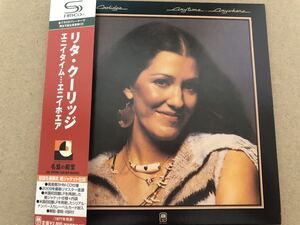 SHM-CD 紙ジャケ リタ・クーリッジ エニイタイム…エニイホエア RITA COOLIDGE Anytime ... Anywhere 紙ジャケット仕様 レオン・ラッセル