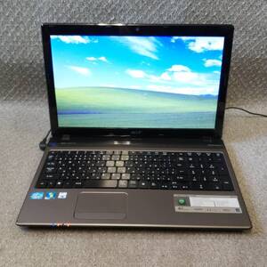 Windows XP,7,10 選択可 15.6”ノート acer Aspire 5750 5750-N58D/K ★ Core i5-2410M/メモリ4GB/320GB/DVD/無線/HDMI/リカバリ作成/2238