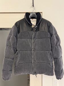 未使用 新品 REMIRELIEF × BEAMS＋ レミレリーフ ビームスプラス別注品 コーデュロイ ダウンジャケット 受注生産 ドイツシルバーコンチョ