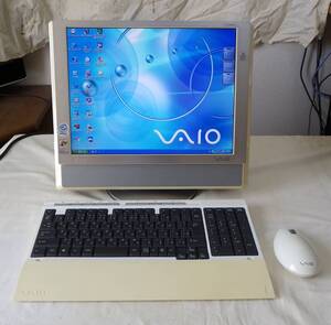 SONY★VAIO PCV-V10B/W　WinXP　動作品◆ジャンク扱