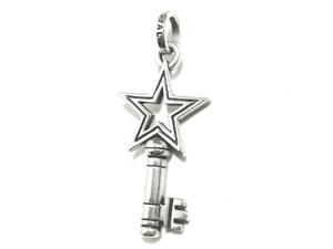 ☆貴重 レア 本物 正規品 ロイヤルオーダー Lone Star Key ロン スター キー ペンダントトップ シルバー925☆