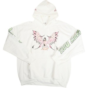 DEADLY DOLL デッドリードール Butterfly hoodie White スウェットパーカー 白 Size 【XXL】 【新古品・未使用品】 20805317