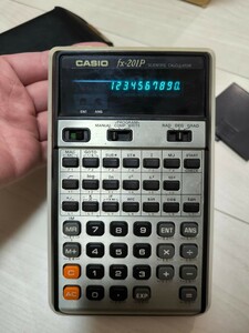 CASIO 関数電卓 fx-201P 昭和レトロ 計算機 ポケコン レア物 蛍光表示 カシオ 電卓 ビンテージ