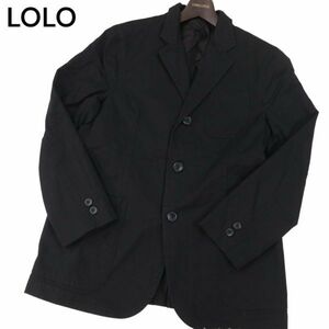 LOLO ロロ LJ-71 通年 コットン カバーオール ジャケット Sz.L　メンズ 黒 日本製　I4T00446_2#O