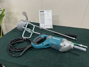 §綺麗【Makita マキタ カクハン機 撹拌機 モデルUT2204 電動工具 100V 50/60Hz 各種撹拌作業用 塗装 レンチ付】P07148