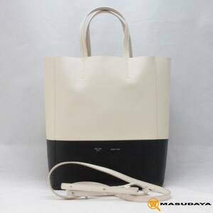 ◆◇【美品】celine セリーヌ バーティカル カバ スモール 2Way トートバッグ◇◆