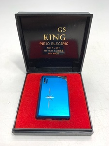 当時物　ガスライター　GS KING　PIEZO ELECTRIC GAS LIGHTER　昭和レトロ 6107 00