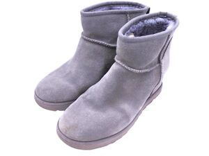 UGG Australia アグ オーストラリア クラシック フェム ミニ シークレットソール ブーツ size24/グレー ◇■◎ ☆ eib0 レディース