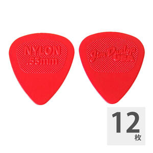 ギターピック 12枚 セット ジムダンロップ 0.53mm 443R NYLON MIDI STD JIM DUNLOP ジムダン