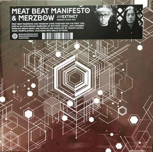 即決直輸入盤LP MEAT BEAT MANIFESTO & MERZBOW /EXTINCT ミート・ビート・マニフェスト メルツバウ 秋田昌美 JACK DANGERS