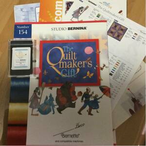 ブラザーミシン 刺しゅうカード中古 The Quiltmaker