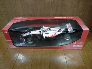 在庫処分 レア PMA 1/18 HAAS ハース フェラーリ F1 VF-21 M.シューマッハ No.51 2021 バーレーンGP 限定850台