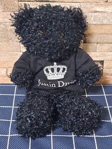 Justin Davis ジャスティンデービス テディベア ノベルティ クマ 黒 非売品