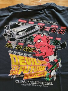 即決★エフ商会　TEDMAN デッドマン TDSS-539 半袖Tシャツ　バックツーザ　ネイビー　42