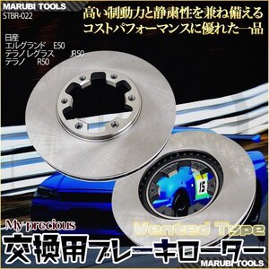 【送料無料】ブレーキローター フロント 日産 エルグランド E50 テラノ レグラス JR50 テラノ R50 2枚セット br-022