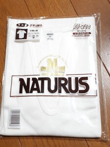 ◆送料無料◆レア物★グンゼ NATURUS(ナチュラス)★高級シルケット加工 半袖U首シャツ 綿100％ サイズM 品番7016 日本製