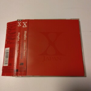 帯付きです△△X JAPAN /SINGLES ～Atlantic years～/アトランテックレーベル時代の全シングル曲を収録△△