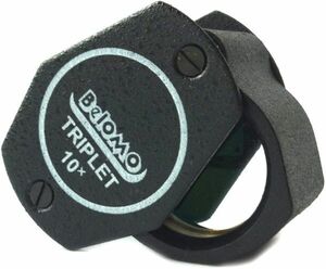 BelOMO 10x Triplet Loupe Folding Magnifier No Lanyard ベロモ 10倍 折りたたみ ルーペ トリプレット 鉱物 昆虫 植物 観察 宝石鑑定ｙ