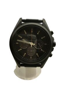 CITIZEN◆B620-S114659/ソーラー腕時計/アナログ/ステンレス/BLK/BLK/eco-drive/Black