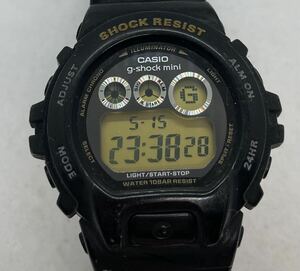 309-0230 CASIO カシオ G-SHOCK mini 腕時計 GWM-690G ラバーベルト ブラック 稼働品