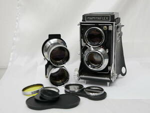 #7510 MAMIYAFLEX sekor 10.5cm F3.5 13.5cm F4.5 マミヤフレックス 二眼レフカメラ