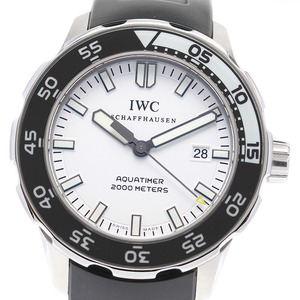 IWC SCHAFFHAUSEN IW356806 アクアタイマー デイト 自動巻き メンズ 良品 保証書付き_836007